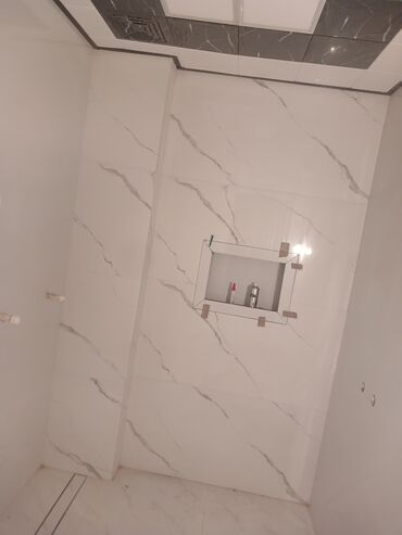 Plitə işləri: Xidmət: Hamam/Tualet kafel-metlax və niş qurulması Təsvir: - — 15