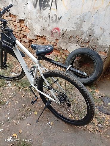 корзина для автобагажника: Городской/трекинговый велосипед с корзиной и багажной платформой — 2