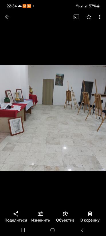 Часы для дома: Bu rəsm studiyası, rəssamlıq və incəsənət dərsləri üçün ideal bir
