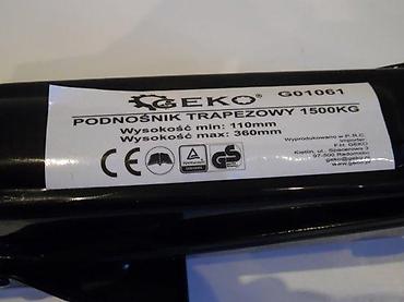 12 zigosanih: GEKO G01061 – trapezni dizalica za automobil, nosivost 1500 kg - Tip — 4