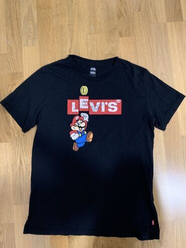 kupaći kostimi h m: Short sleeves T-shirt, S (EU 48), LeviS, color - Black, Cotton