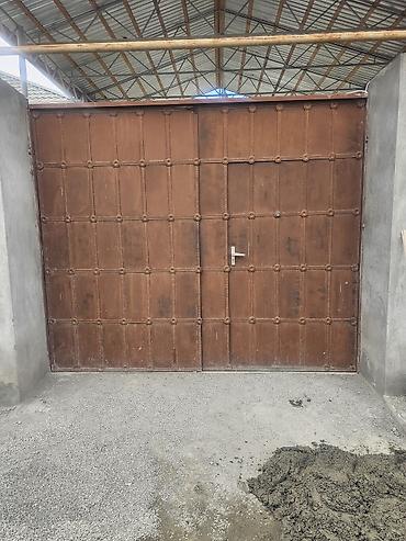 Həyət darvazaları: Metall darvaza dəsti - Material: qalın metal təbəqə və profil karkas — 1