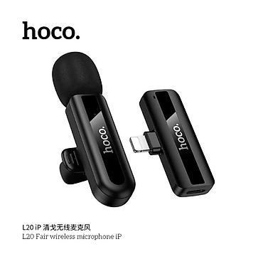 iphone наушник: Беспроводной микрофон для Apple Беспроводной микрофон Hoco L20 Fair — 3
