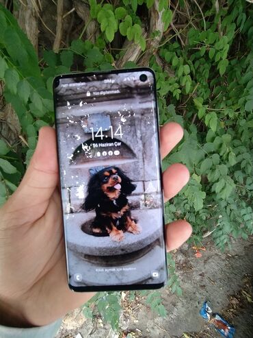 telefon samsug: Samsung Galaxy S10, 128 GB, rəng - Qara, Face ID