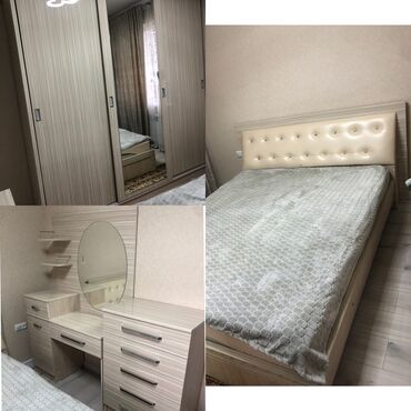 куплю матрас бу бишкек: Уктоочу бөлмө гарнитуру, Колдонулган, Эки кишилик керебет, Шкаф, Комод, Өзү алып кетүү