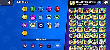 oyun kart: Brawl Stars hesabı – yüksək göstəricilər və zəngin kolleksiya - Kupa — 10