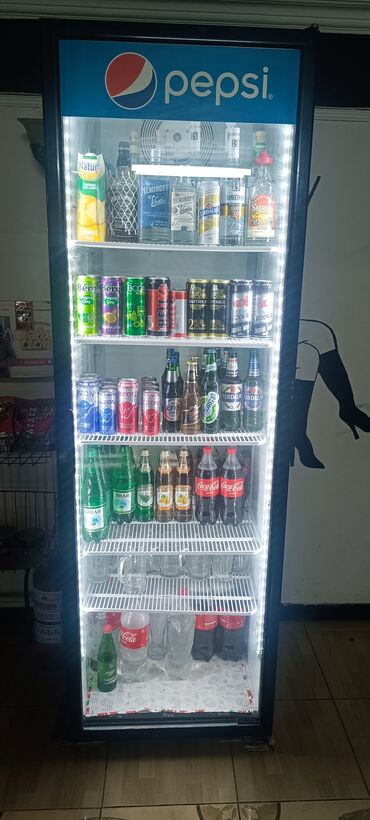 kiçik ölçülü soyuducular: Pepsi brendli vitrinalı içki soyuducusu.cox əla vəziyyətdədir.az