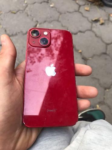 IPhone 13, Б/у, 256 ГБ, Красный, 80 %