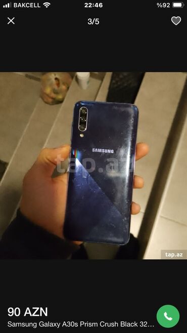 samsung a30s qiymeti kontakt home: Samsung Galaxy A30s, 32 GB, rəng - Bənövşəyi, İki sim kartlı, Face ID, Sensor