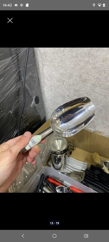 Digər mətbəx aksesuarları: Mətbəx və içki hazırlama aksesuarları dəsti Pincet 2.50 azn Savok 6 — 15