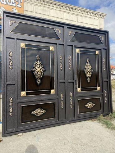 qapi satilir: Yeni Dəmir Həyət darvazası, Yana açılan, 3 m, Mexaniki, Qapı ilə, rəng - Qəhvəyi, Kredit var, Ödənişli quraşdırma, Ünvandan götürmə, Ödənişli çatdırılma, Rayonlara çatdırılma