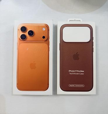 512: IPhone 17 Pro Max, Б/у, Оранжевый, Коробка, 97 % — 1