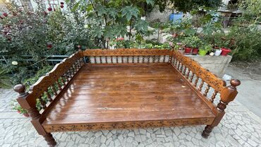 стол садовый: Тапчан 250 x 180 x 105 м, Дерево