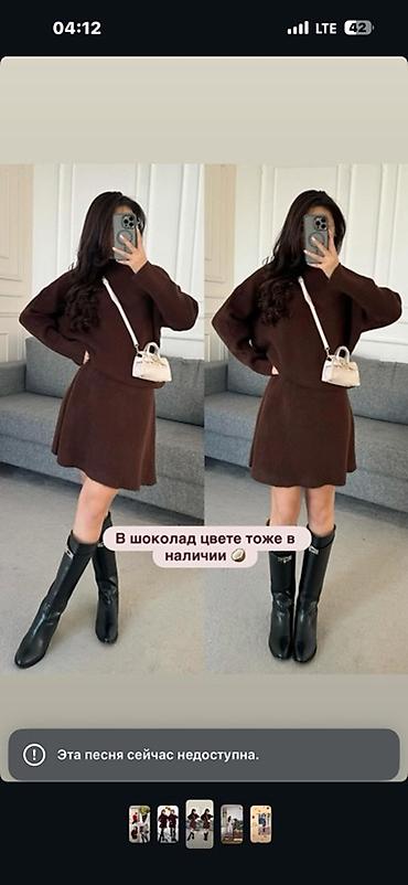 кофтачка: Трикотажный комплект Черный - Цвет: насыщенный черный (в наличии). - — 1