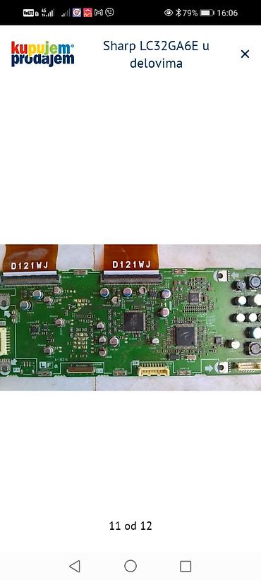 Aksesoari za TV i video: Sharp LC32GA6E – delovi Raspoložive originalne ploče i moduli za TV — 12