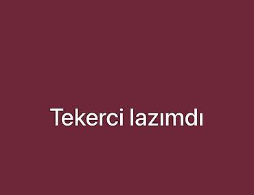 İş axtarıram (rezümelər): Vakansiya: Tekerçi (Şin ustası) İş təsviri: - Minik və yüngül yük — 1