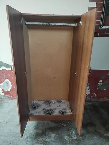 İkiqapılı paltar şkafı – güzgülü - Material: ağac teksturalı lalafo.az -da İkiqapılı paltar şkafı – güzgülü - Material: ağac teksturalı