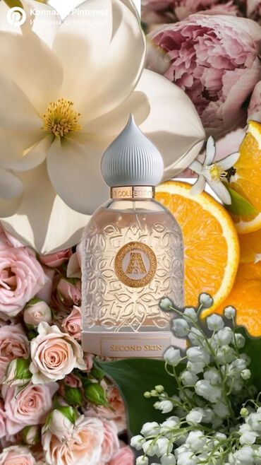 арабская парфюмерия: Изящный флакон парфюмерной воды Second Skin от A. Collection украшен