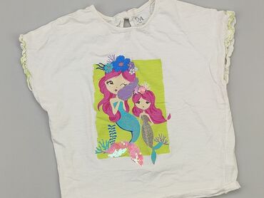 letnia sukienka z guzikami biała: T-shirt, 10 years, 134-140 cm, condition - Very good