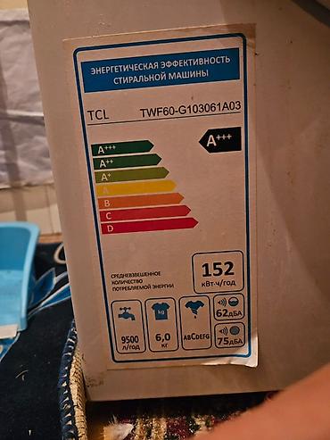 Стиральная машина TCL TWF60-G103061A03 - Класс энергоэффективности