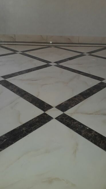 Plitə işləri: Hər növ Kermoqranitlərin vurulması — 6