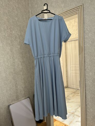 Повседневные платья: Повседневное платье, Миди, 4XL (EU 48)