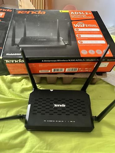 Tenda D305 ADSL2+ Wi‑Fi marşrutlaşdırıcı Xüsusiyyətlər: - 4 ədəd