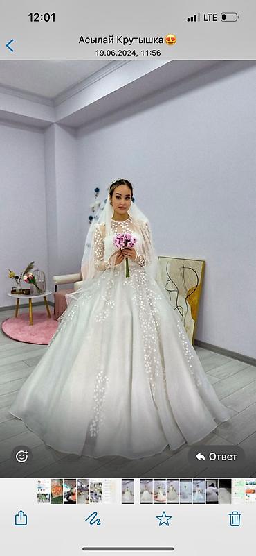 Свадебные платья: Свадебное платье, 2XL, Б/у — 9