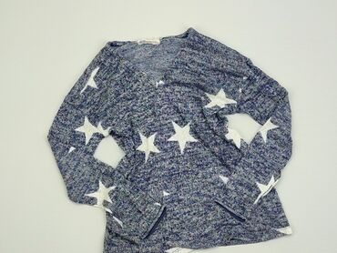 niebieski sweterek bershka: Sweterek, H&M, 10 lat, 134-140 cm, stan - Dobry