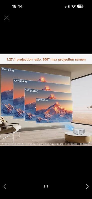 проектор 4k: Проектор FLIXTONE d9w ultra для домашнего кинотеатра - Нативное — 4