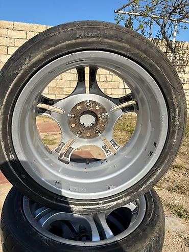 bmw disk: BMW üçün 4 ədəd yüngül lehimli disk və təkər komplekti - Marka/model — 2