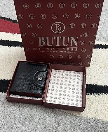 картье гвоздики серьги: Кошелёк BUTUN (Since 1983), компактный, чёрный с красной внутренней — 3