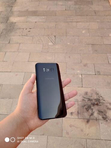 Xiaomi: Samsung Galaxy S8 Plus, 64 GB, rəng - Qara, Zəmanət, Barmaq izi, Simsiz şarj
