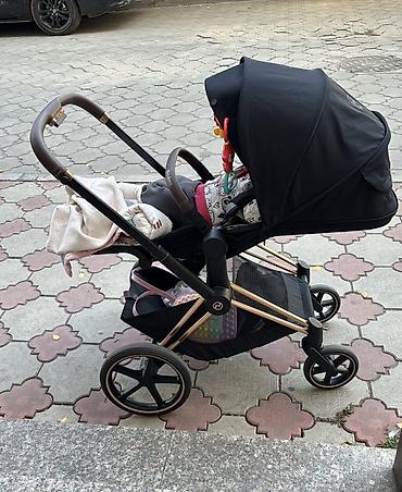 Коляски: Коляска, Cybex, цвет - Черный, Б/у, Самовывоз — 3