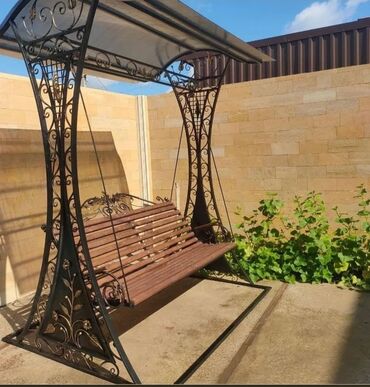 Sifarişlə bağ yelləncəkləri: Metal EN MMC olaraq istədiyiniz forma və ölçüde demir işlerinin — 15