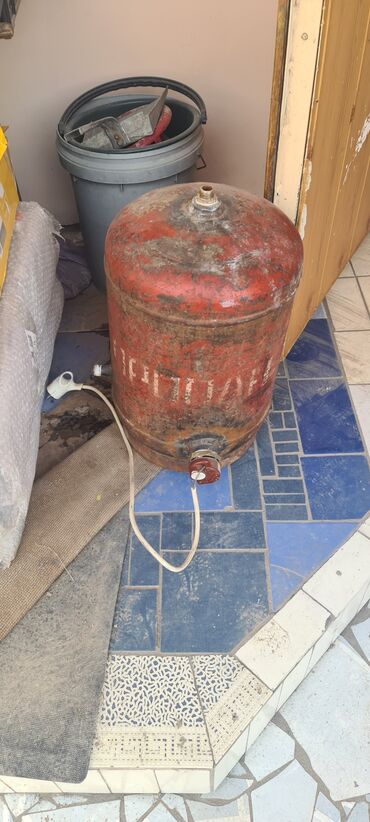 газ метан бишкек: Продам болер из газ балона,рабочий,не ржавый