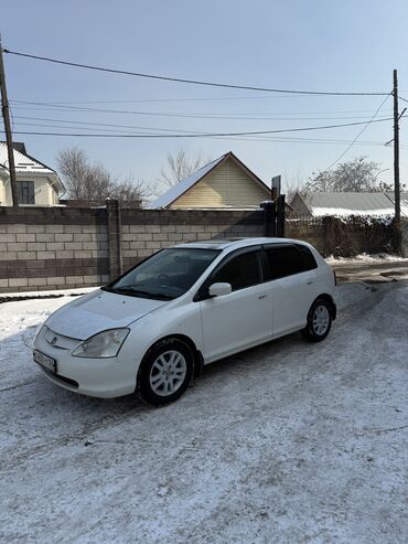 Honda: Honda Civic: 2001 г., 1.7 л, Вариатор, Бензин, Хэтчбэк