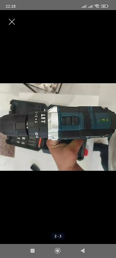 hacar desti: Bosch akkumulyatorlu şurup-sıxan və matkap dəsti Xüsusiyyətlər: - 21V — 2