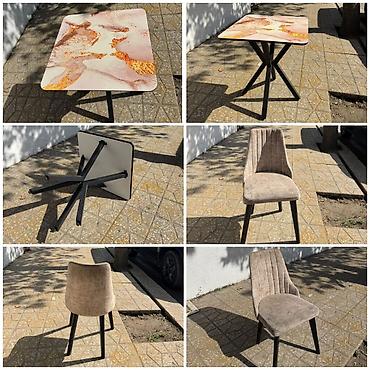 balaca stul: *Rya*. Kod : 4317 6 eded stul, 3 eded Demir Stol satilir Parcalar — 1
