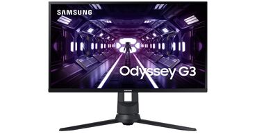 oyun kompüterləri: Monitor "Samsung Odyssey G3 27 inch" 166hz her terefe firlanir