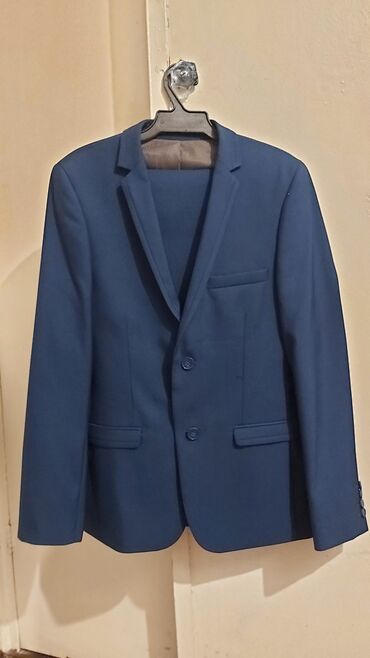 мужской пиджак: Костюм цвет - Синий