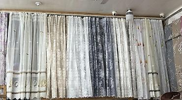 Pərdə və tüllər: Tül pərdə dəsti - Material: nazik, şəffaf tül (poliestr əsaslı) — 9