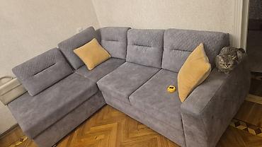perla divan: 235×185×90.Yaxşı vəziyyətdə.Açılır.Perla mebel.Taxt kimi açılır.180 — 2