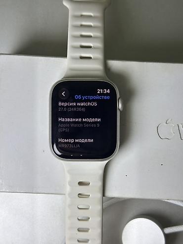 smart band 9: Apple Watch Series 9,45мм Акб 94% память64 гб Полный комплект Торг — 3