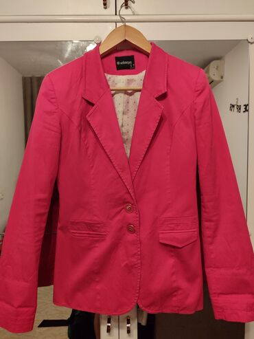 розовый пиджак: Пиджак, Классическая модель, Приталенная модель, Турция, M (EU 38)