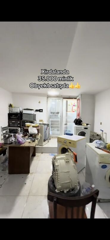 Kommersiya daşınmaz əmlakının satışı: Xırdalanda obyekt satılır.27.3kv.Hal hazirda arendiya verilib.sanitar — 9