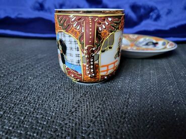 Ostali antikviteti: Japanske soljice za kafu iz 70ih.godina. Soljice za kafu reljefno — 9