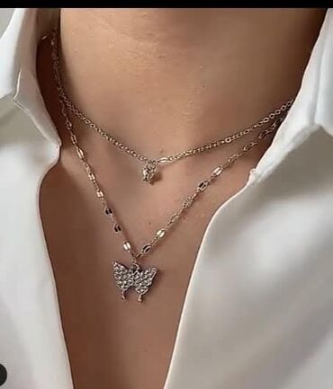 dove set neseser: Pendant necklace, Bulgari, Material: Stainless steel