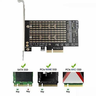 3 mmc big crystal: PCI-EXPRESS 3.0 X4 NA M.2 NGFF B+M KEY NVME ADAPTER PCIE M2 | Filip — 5