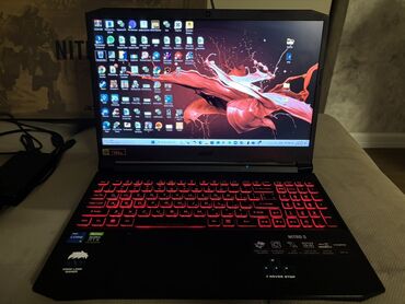 noutbuk çantaları: İşlənmiş Acer Nitro, 15.6 ", Intel Core i5, 512 GB